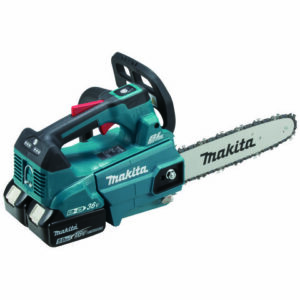Makita LXT Makita DUC256PG2 25cm 18V Brushless Top Handle Chainsaw LXT Kit with 2 x 6Ah batteries and Charger