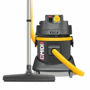 V-TUF V-TUF MIDI SYNCRO 1400W H-Class 21L Industrial Dust Extraction Vacuum Cleaner - with Power Take Off & Automatic Filter Shaker (110V)