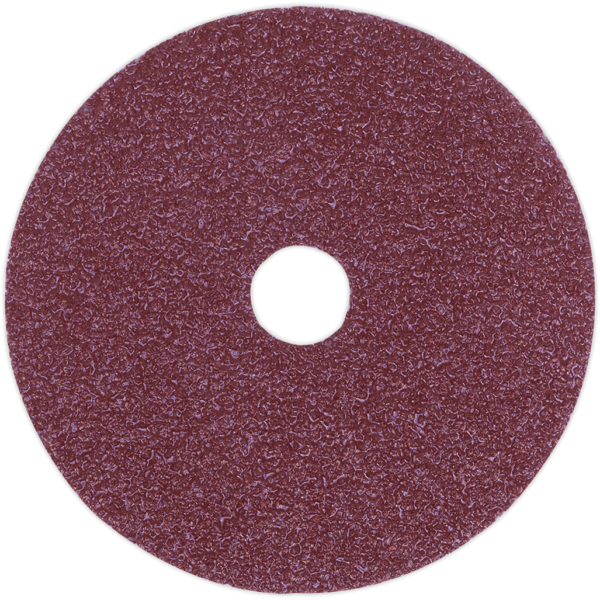 Sealey Fibre Backed Sanding Discs 100mm 100mm 50g Pack of 25
