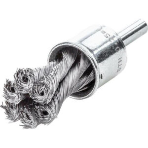 Lessmann Knot End Wire Brush 22mm 6mm Shank
