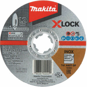 Makita X Lock A60T Metal Cutting Disc 125mm 1.2mm 22mm
