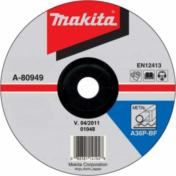 Makita A27 Pro Metal Depressed Grinding Disc 180mm
