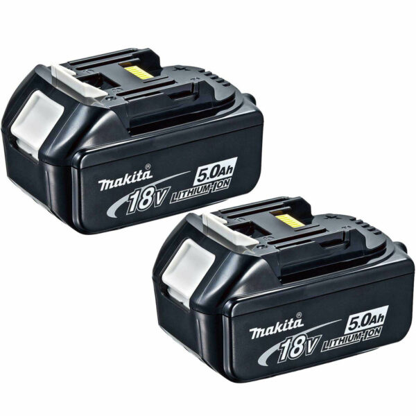 Makita BL1850B 18v Cordless Li-ion Battery 5ah Pack of 2