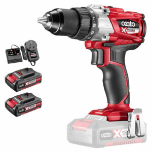 Ozito PXBDS 18v Cordless Brushless Drill Driver 2 x 2ah Li-ion Charger No Case