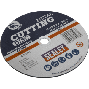 Sealey Metal Cutting Disc 230mm 3mm Pack of 1