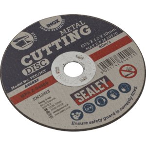 Sealey Metal Cutting Disc 75mm 1.2mm Pack of 1
