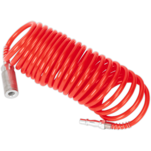 Sealey SA305 Quick Release Coiled Air Line Hose 5mm 5m