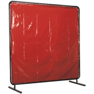 Sealey Workshop Welding Curtain and Frame 1800mm 1750mm