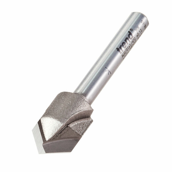 Trend Alucobond V Groove Router Cutter 13mm 10mm 1/4"