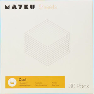 Mayku Cast Transparent 0.5mm PETG Food-safe Sheet - 30 Pack