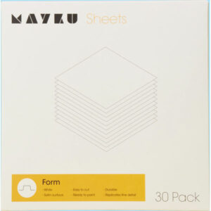 Mayku Form White 0.5mm HIPS Sheet - 30 Pack