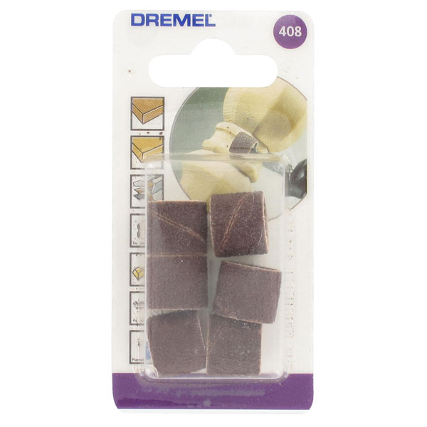 Dremel 2615040832 408 13mm Coarse 60 Grit Sanding Band Multipack -...