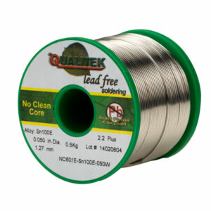 Qualitek Solder Wire Sn100e NC601 Rosin Free No Clean Flux 2.2% 1....