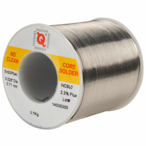 Qualitek Tin Lead Solder Wire 60/40 NC600 Flux 2.2% 0.71mm 500g Reel