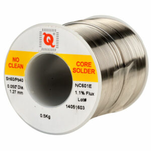Qualitek Solder Wire 60/40 NC601E Rosin Free No Clean Flux 1.1% 1....