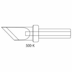 Xytronic 44-417593 45 Deg Flat Hoof Soldering Tip 8mm For LF-3500