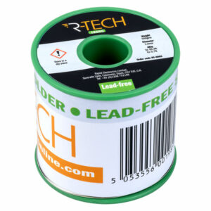 R-TECH 856865 Lead-Free Solder Wire 18SWG 1.2mm 500g Reel