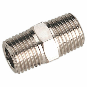 Sealey SA1/1414 Double Male Union 1/4"bspt to 1/4"bspt
