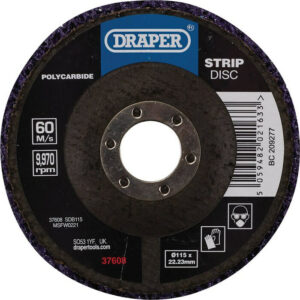 Draper Purple Polycarbide Strip Disc 115mm
