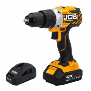 JCB 18V Tools JCB 21-18BLCD-2X-B 18V Brushless Combi Drill 1x2.0Ah Battery and Charger