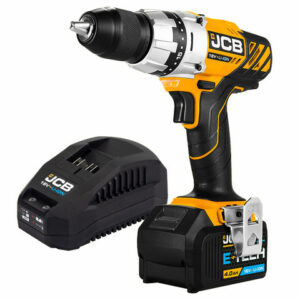 JCB 18V Tools JCB 18DD-4XB 18V Drill Driver with 4.0Ah Lithium-ion battery and 2.4A charger