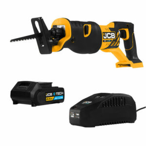 JCB 18V Tools JCB 21-18RS-2X 18V Reciprocating Saw with 2.0Ah battery and 2.4A charger