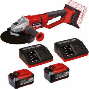Einhell AXXIO 36/230 Q 36v Cordless Brushless Angle Grinder 230mm 2 x 5.2ah Li-ion Charger No Case