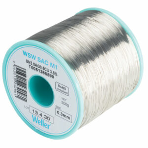 Weller T0051386499 WSW SAC M1 96.5/3/0.5 Solder Wire 0.5mm 500g
