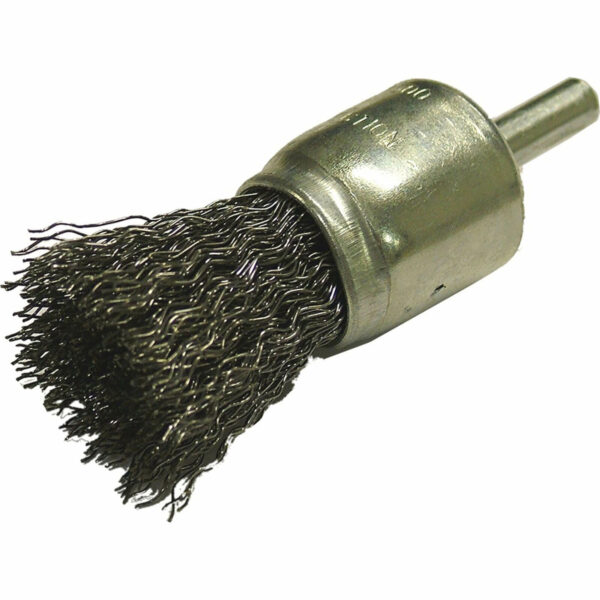 Faithfull Crimped Wire End Brush 25mm 6mm Shank