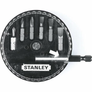 Stanley 7 Piece Slotted and Phillips Insert Screwdriver Bit Set