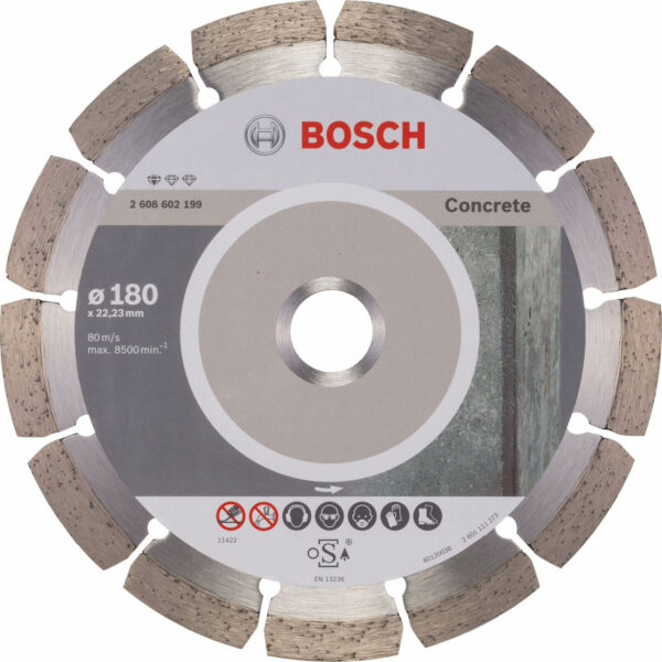 Bosch Standard Concrete Diamond Cutting Disc 180mm