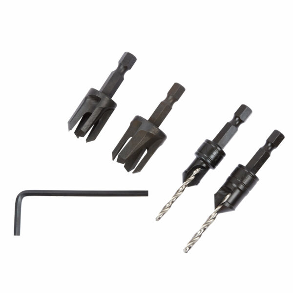 Trend Snappy 4 Piece Drill Countersink and Plug Cutter Set