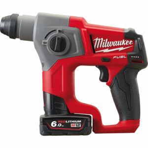 Milwaukee M12 CH Fuel 12v Cordless Brushless SDS Plus Hammer Drill 2 x 6ah Li-ion Charger Case