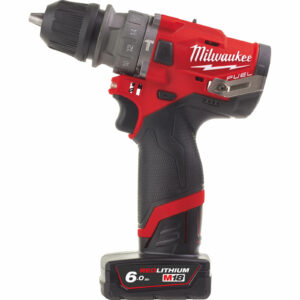 Milwaukee M12 FPDXKIT Fuel 12v Cordless Brushless Combi Drill 2 x 6ah Li-ion Charger Case