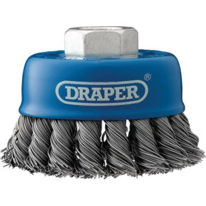Draper Twist Knot Wire Cup Brush 80mm M14 Thread