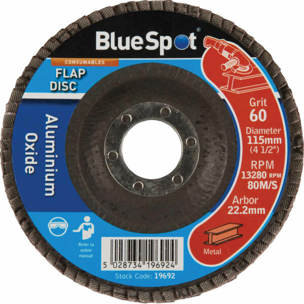 BlueSpot Flap Disc 115mm 115mm 60g