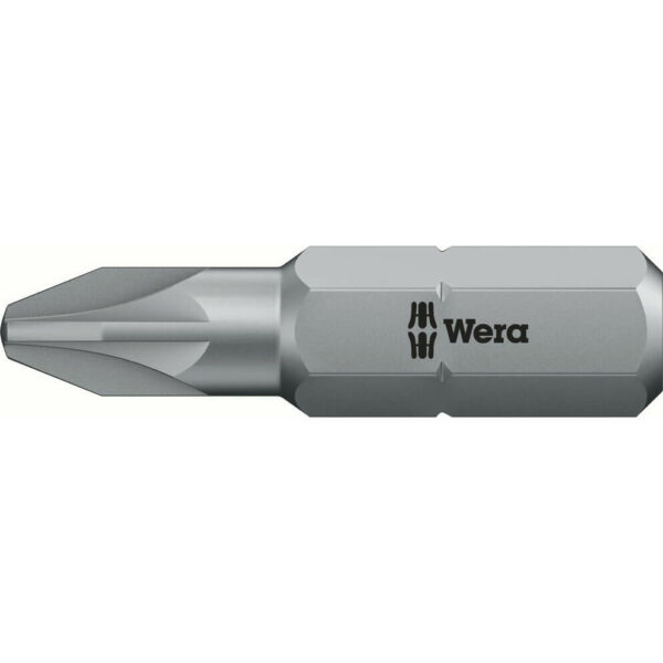 Wera 855/2Z Extra Tough Pozi Screwdriver Bits PZ3 32mm Pack of 1
