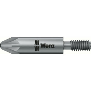 Wera 855/11 M4 Threaded Drive Extra Tough Pozi Screwdriver Bits PZ2 33mm Pack of 1