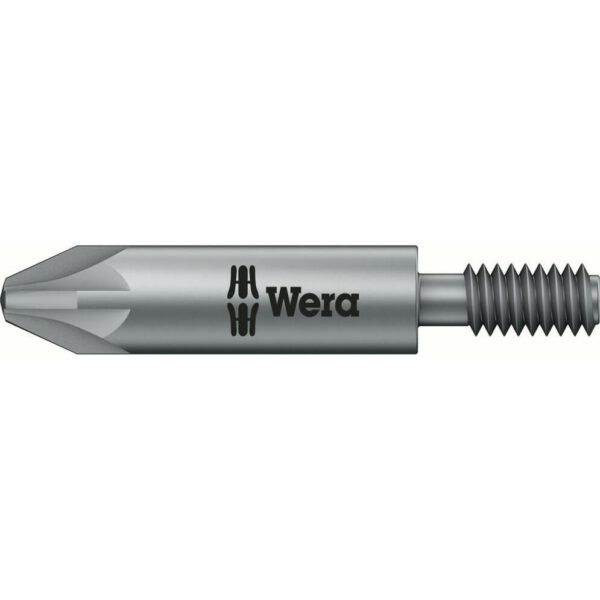 Wera 855/11 M4 Threaded Drive Extra Tough Pozi Screwdriver Bits PZ2 33mm Pack of 1