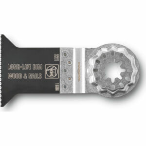 Fein E-Cut BIM Long Life Oscillating Multi Tool Saw Blade for Wood and Nails 50mm Pack of 1