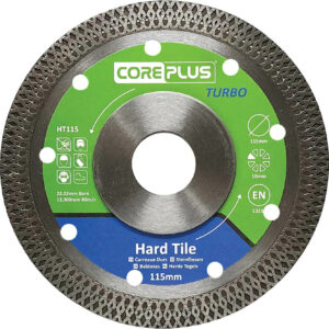 Coreplus Hard Tile Cutting Turbo Diamond Blade 115mm
