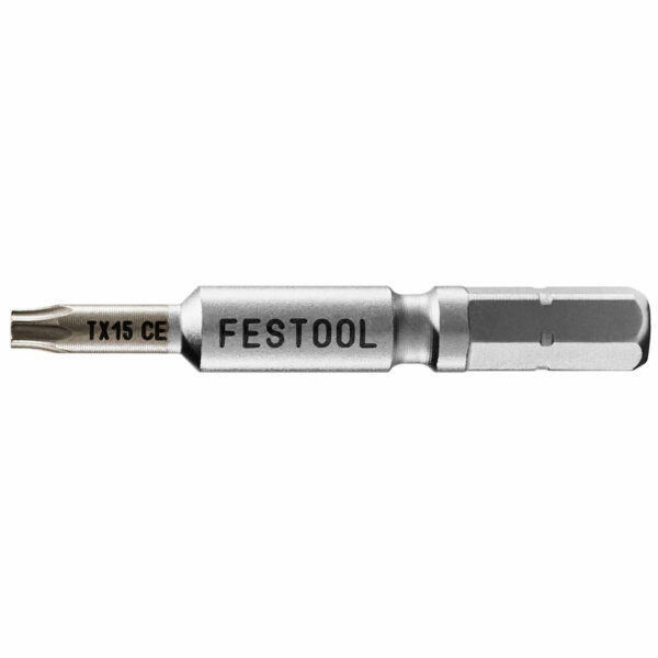 Festool Centrotec Torx Screwdriver Bits T15 50mm Pack of 2