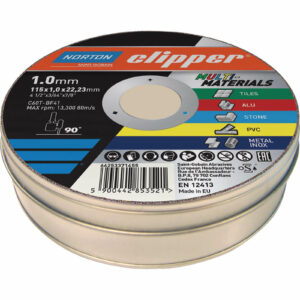 Norton Clipper Multi Material Cutting Disc 115mm Pack of 10