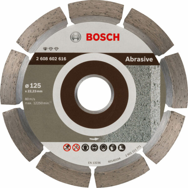 Bosch Diamond Disc Standard for Abrasive Materials 125mm