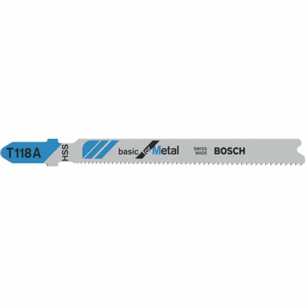 Bosch T118 A Metal Cutting Jigsaw Blades Pack of 100
