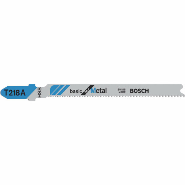 Bosch T218 A Metal Cutting Jigsaw Blades Pack of 5