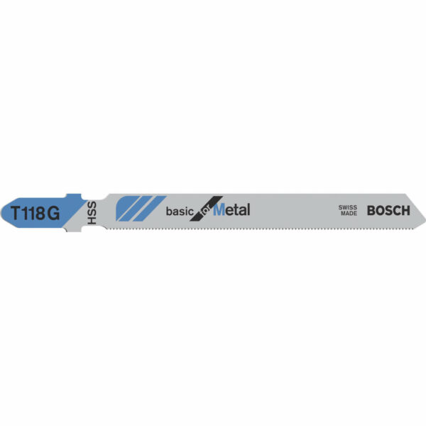 Bosch T118 G Metal Cutting Jigsaw Blades Pack of 3