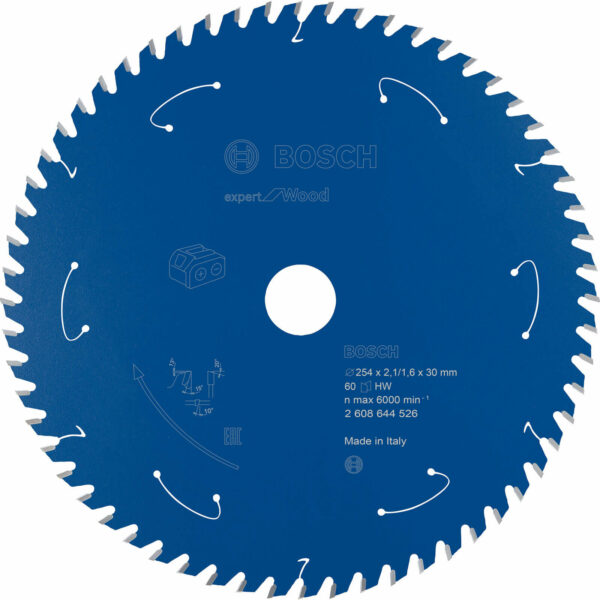 Bosch Expert Wood Cutting Table Saw Blade 254mm 60T 30mm