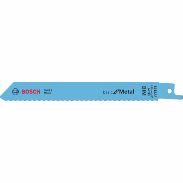 Bosch S918AF Metal Cutting Reciprocating Sabre Saw Blades Pack of 2