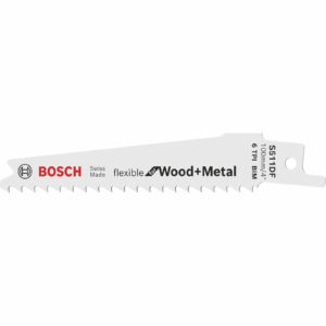 Bosch S511DF Flexible Wood and Metal Cutting Reciprocating Sabre Saw Blades Pack of 2